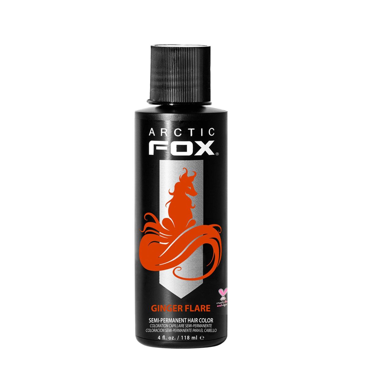 Arctic Fox Semi-Permanent Hair Color Dye - Dark Orange - 4 fl oz