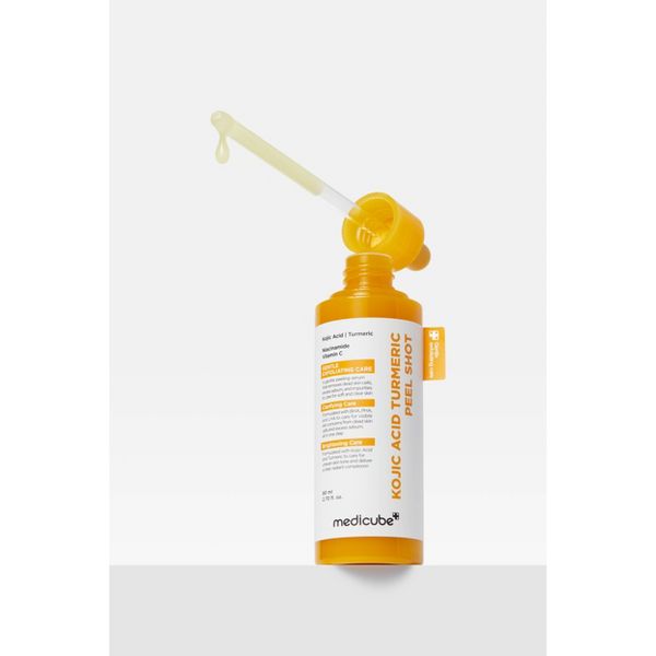 medicube Kojic Acid Turmeric Facial Peel Shot - Travel Size - 80ml