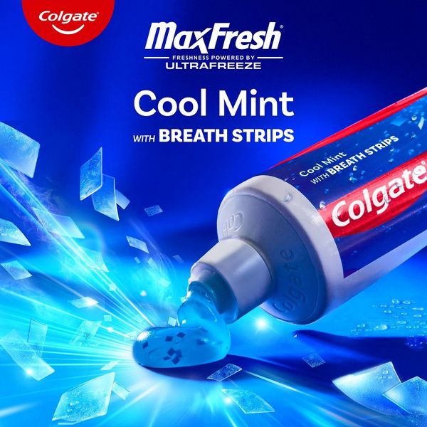 Colgate 2 Pack 360 Optic Whitening Toothbrush + 6.3oz/3 Count Max Fresh Cool Mint Toothpaste