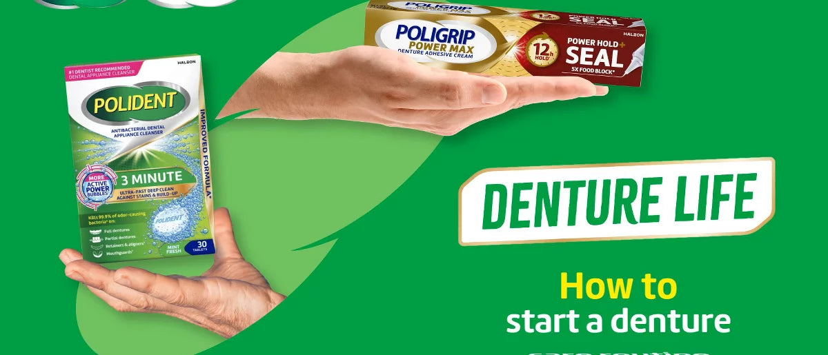 Poligrip Denture Power Hold and Seal - 2.2oz/2pk