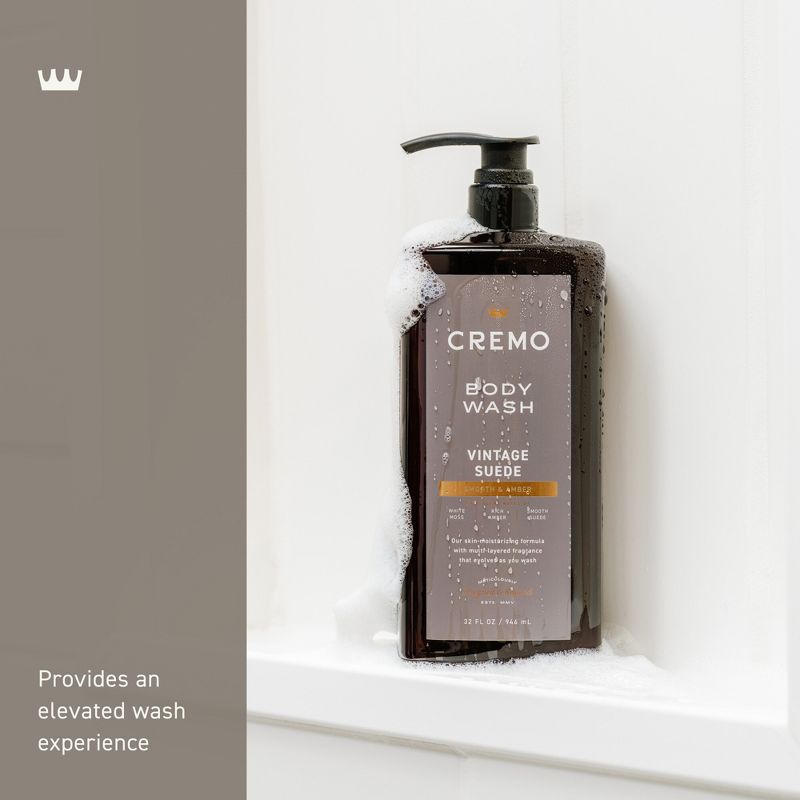 Cremo Vintage Suede Body Wash - 32 fl oz