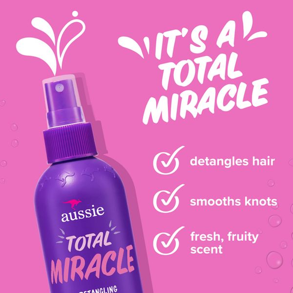 Aussie Total Miracle Sulfate Free Detangler - 8 fl oz