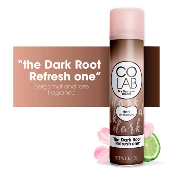 COLAB Dark Brown Color Corrector Dry Shampoo - 6.1oz