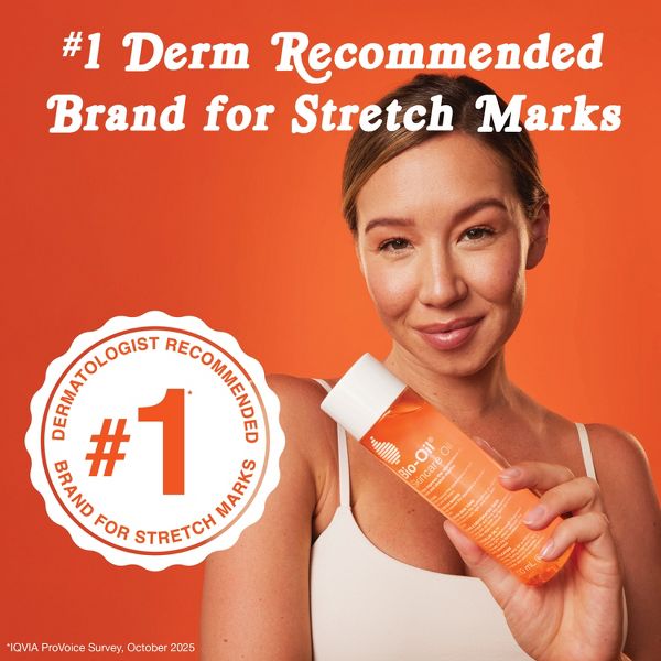 Bio-Oil Skincare Body Oil and Scar Treatment with Vitamin E for Stretch Marks, Acne Spots, Massage and Cuticle Care - 6.7 fl oz