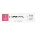 Rembrandt Intense Stain Whitening Toothpaste with Fluoride, Removes Tough Stains, Rehardens and Strengthens Enamel - Mint - 3.5oz