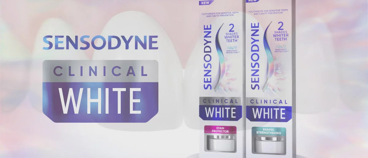 Sensodyne Clinical White Toothpaste - Intensive Clean - 3.4oz