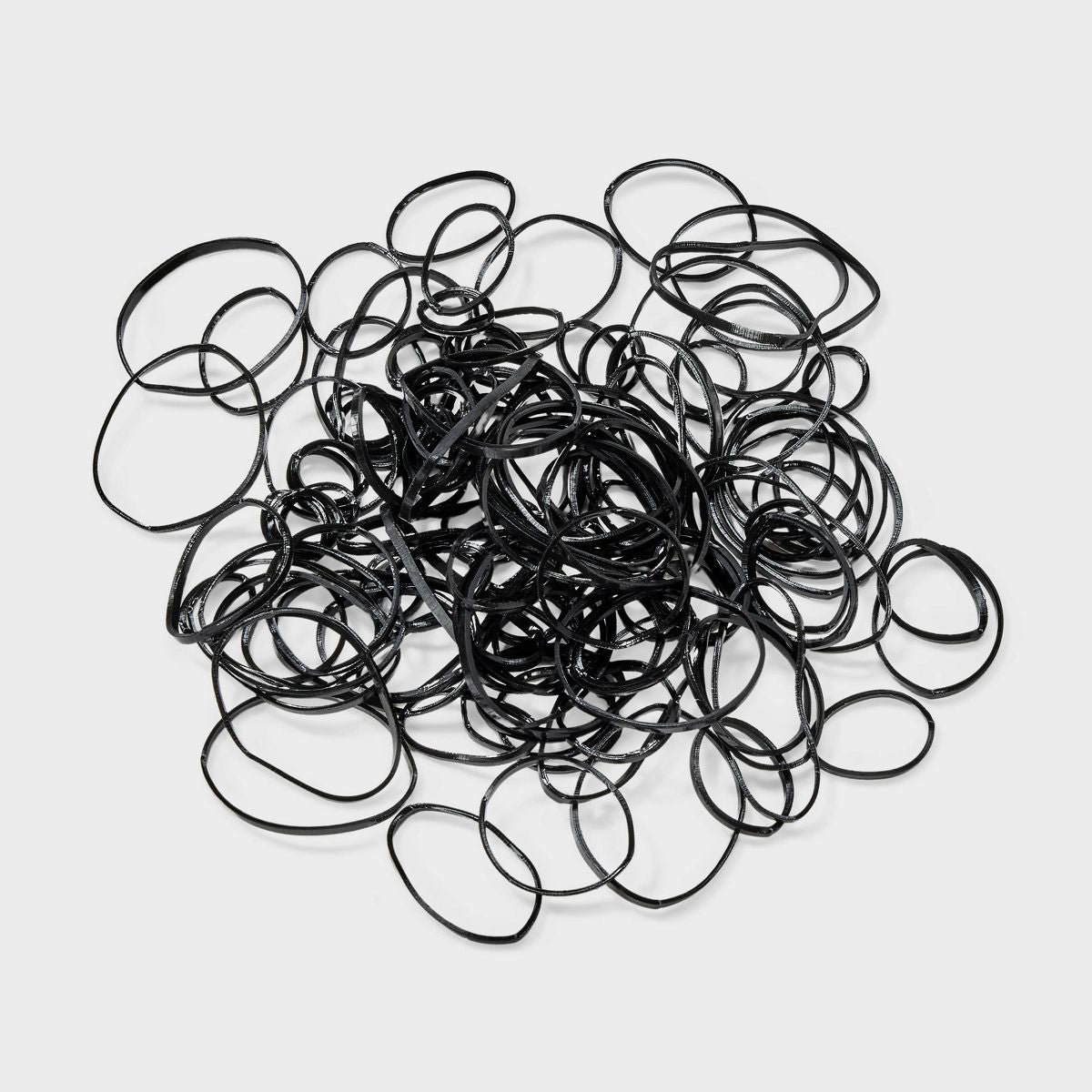 Kids' Medium Glitter Polybands - 500ct - Cat & Jack: Securing Hair, For All Hair Types, Includes Elastic