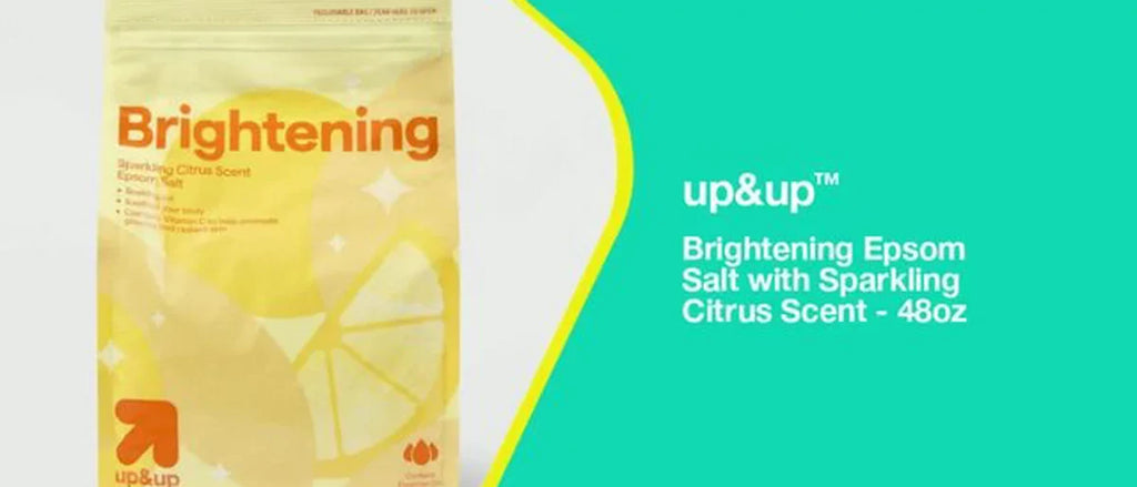 Brightening Epsom Salt with Sparkling Citrus Scent - 48oz - up&up™