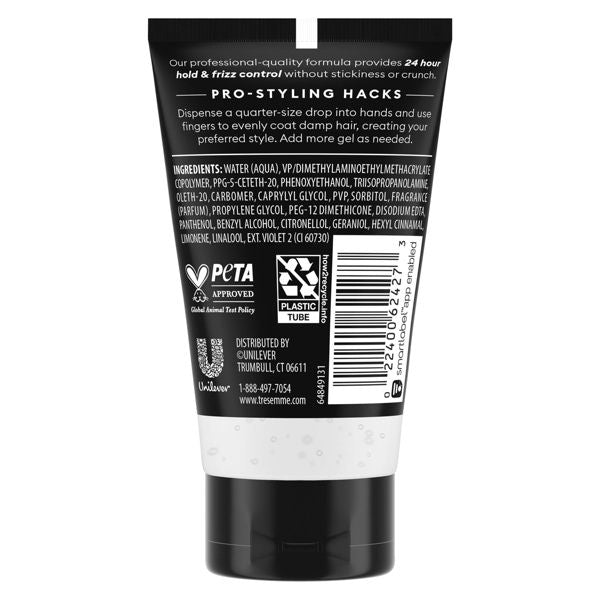 Tresemme Extra Hold Travel Size Hair Gel for 24-Hour Frizz Control - 2oz
