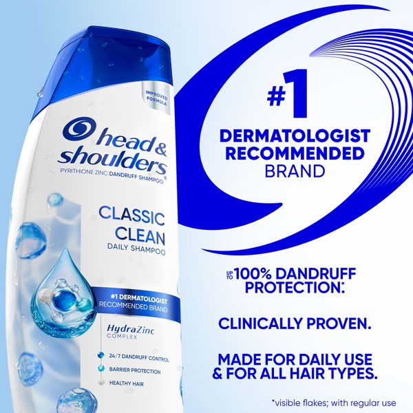 Head & Shoulders Classic Clean Daily-Use Anti-Dandruff Paraben Free Shampoo - 3 fl oz