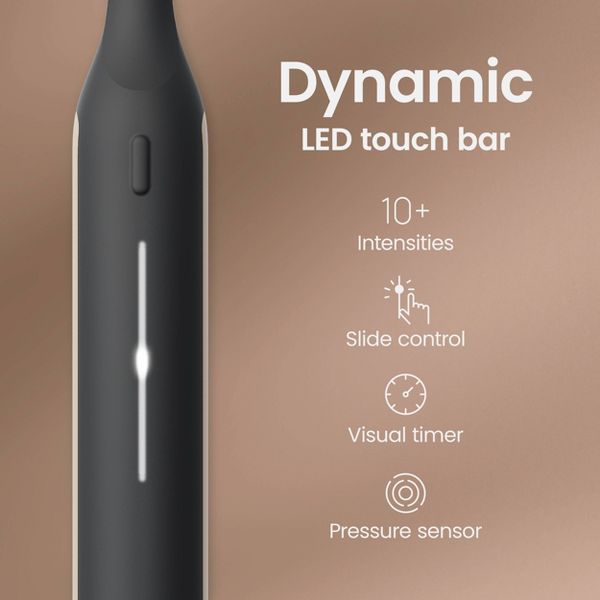 quip Ultra Next Generation Smart Sonic Electric Toothbrush with Timer Multiple Modes and Travel Case- Eclipse