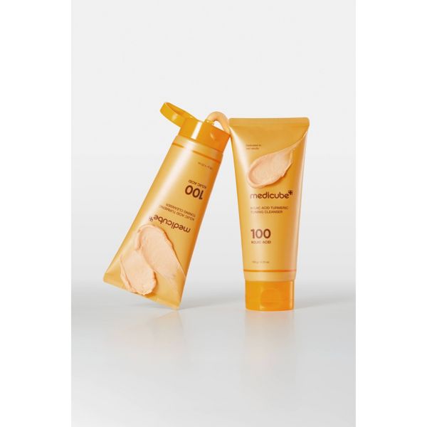 medicube Kojic Acid Turmeric Toning Facial Cleanser - 4.23 fl oz