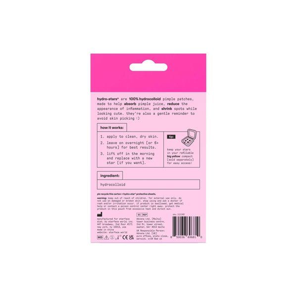 Starface Pink Star Pimple Patches - 32ct
