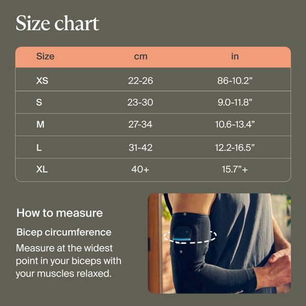 Therabody Recovery Pulse Arm Compression and Vibration Sleeve - M