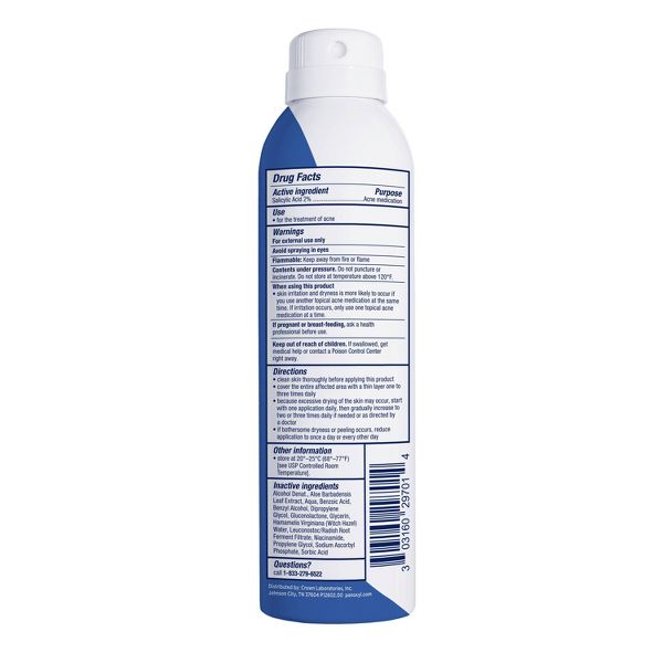PanOxyl Acne Banishing Body Spray 2% Salicylic Acid - 6oz