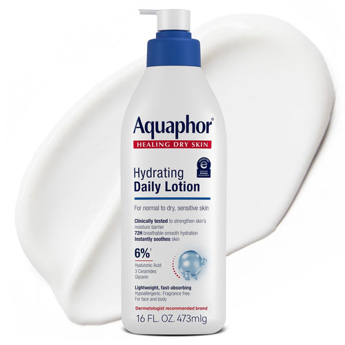 Aquaphor Hydrating Daily Body Lotion Unscented - 16 fl oz