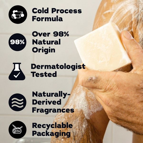 DR. SQUATCH Men's All Natural Bar Soap - Sierra Storm - 5oz