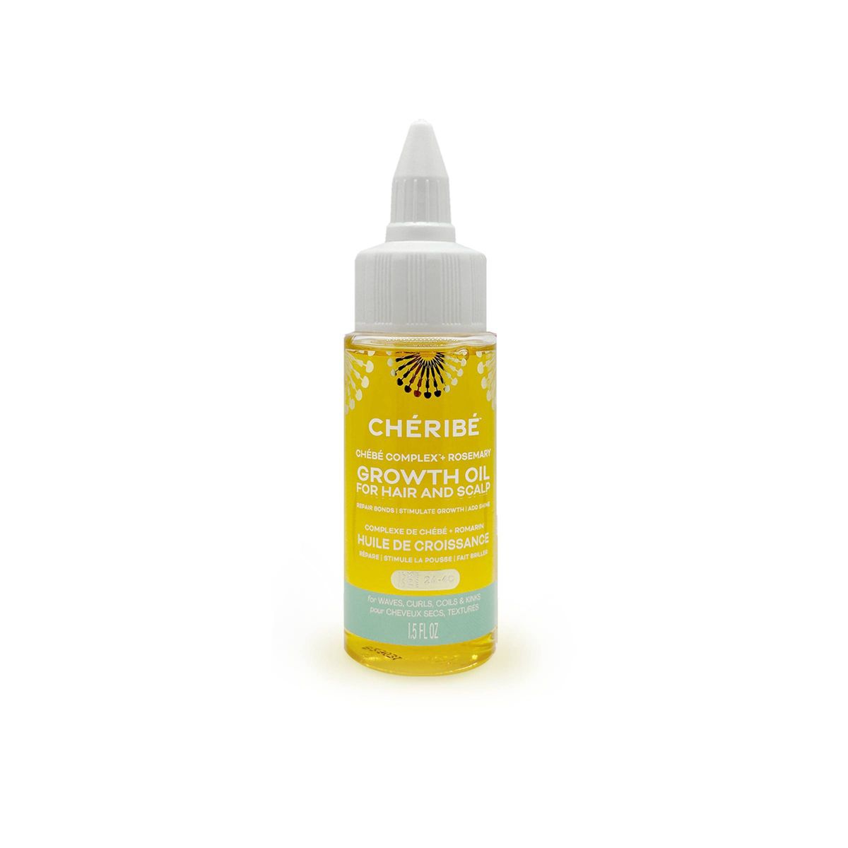 ‚Å†Cheribe Hair + Scalp Growth Oil with Chebe Complex + Rosemary - Lightweight Oil for Strength, Length and Shine - 2.5 fl oz