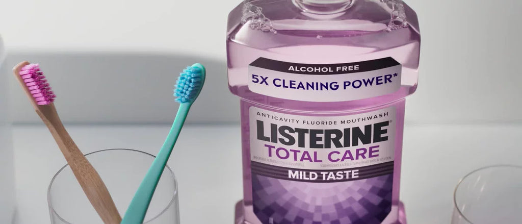 Listerine Total Care Anticavity Fluoride Intense Mouthwash - Mint - 1L
