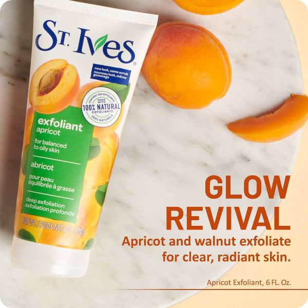 St. Ives Apricot Face Exfoliant for Balanced to Oily Skin - 6floz