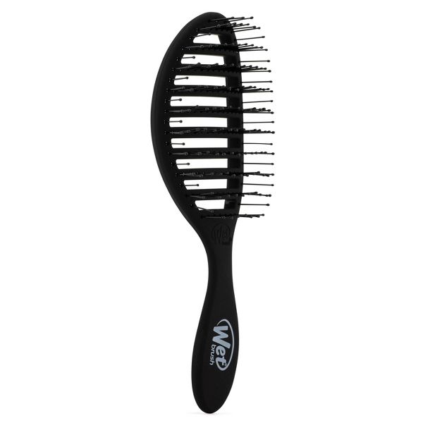 Wet Brush Speed Dry Detangler Hair Brush for Quick Heat Drying Styles - Frost Pink