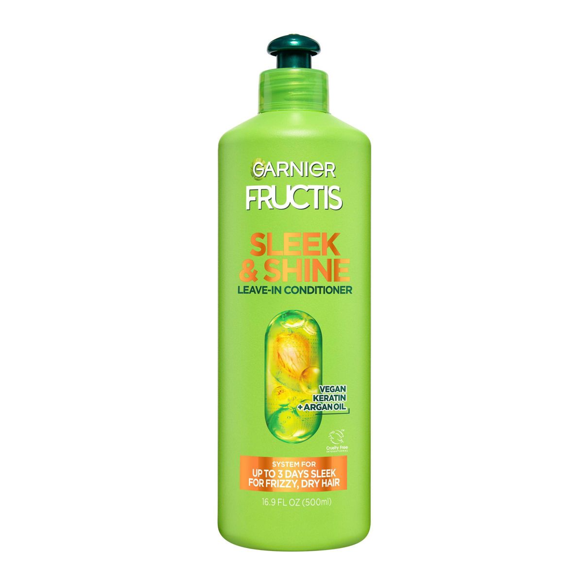 Garnier Fructis Active Fruit Protein Sleek & Shine Leave-In Conditioning Cream Twin Pack - 20.4 fl oz
