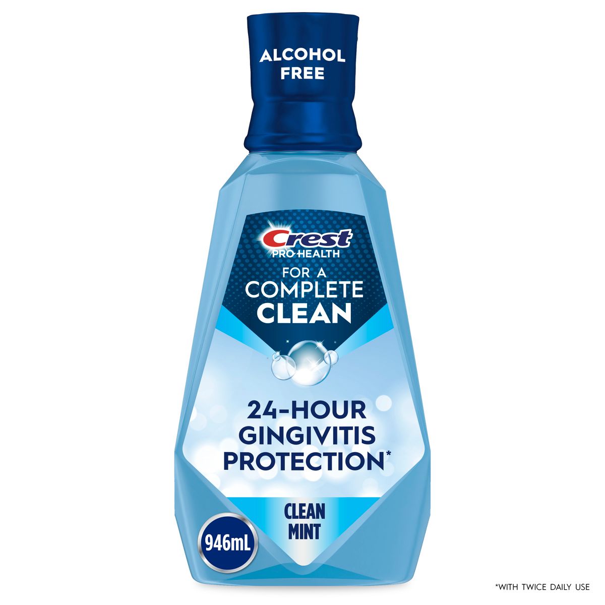 Crest Pro Health Complete Clean Mouthwash - Clean Mint - 100ml