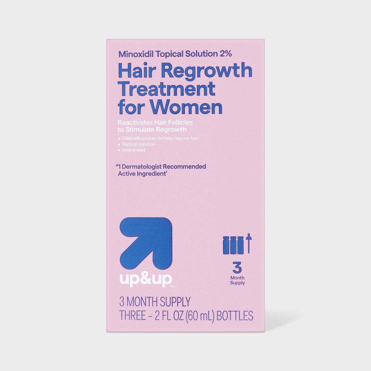 Hair Regrowth Treatment for Women - 2 fl oz each - up&up™