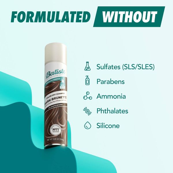 Batiste Dark Brown Dry Shampoo - 5.71oz