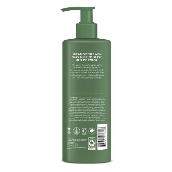 SheaMoisture Men Deep Conditioner - Avocado Butter & Manuka Honey - 15 fl oz
