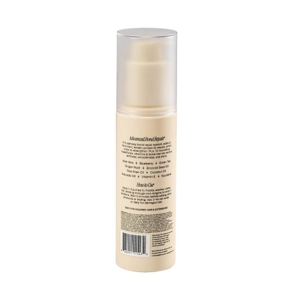 Glimmr Superfood Bond Repair Serum - 3.38 fl oz: Strengthening, Anti-Frizz, Shine