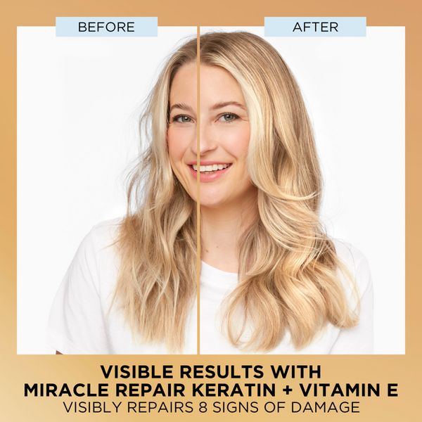 Pantene Pro-V Miracles Bond Repair Keratin + Vitamin E Shampoo, Sulfate Free - 10.9 fl oz