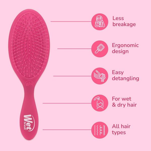 Wet Brush Original Detangler Hair Brush - Midnight