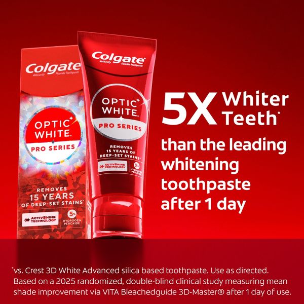 Colgate Optic White Pro Series Enamel Renewal Toothpaste - 3oz/2pk