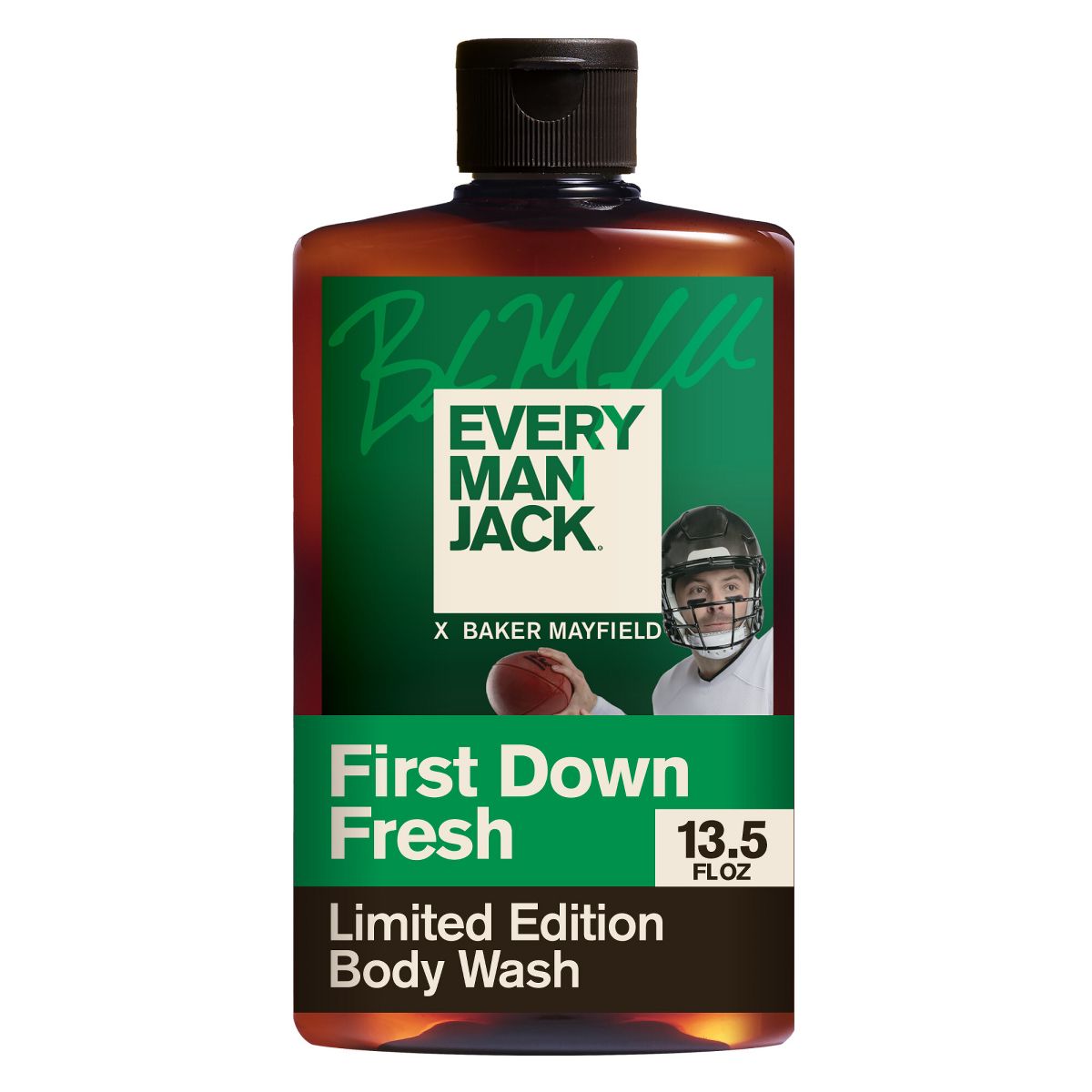 Every Man Jack Limited Edition Baker Mayfield Collection - Hydrating Body Wash - First Down Fresh - 13.5oz