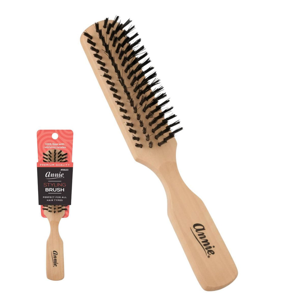 Annie International Easy Style Reinforced Boar Bristle Hair Brush