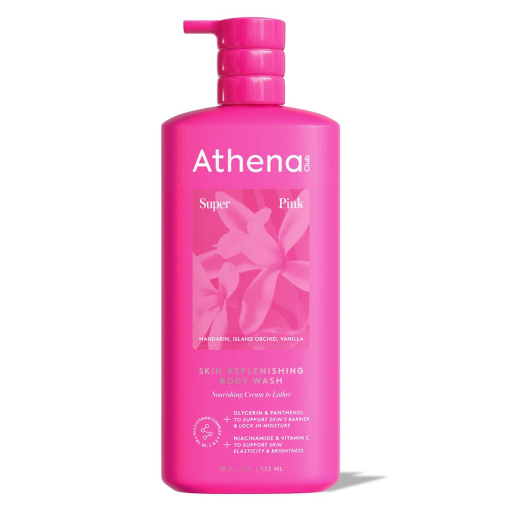 Athena Club Skin Replenishing Body Wash - Super Pink - 18 fl oz