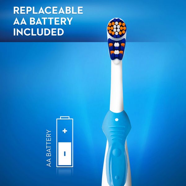 Oral-B 3D White Battery Power Electric Toothbrush - Blue