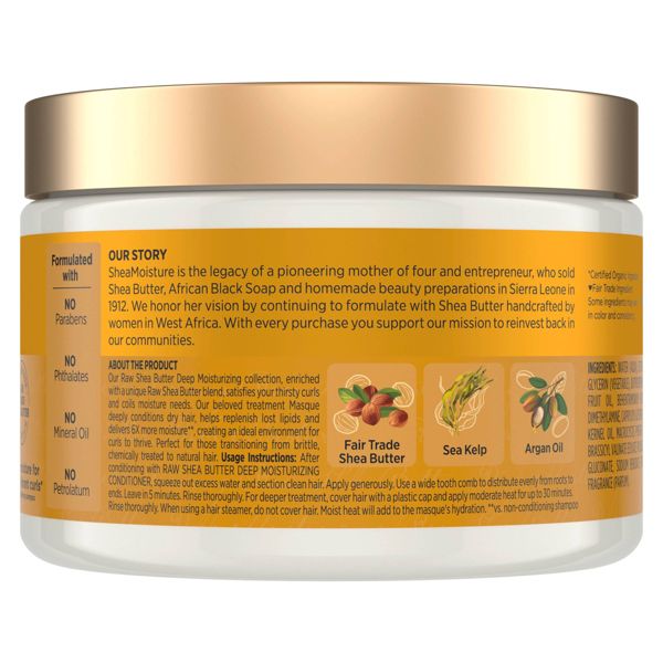 SheaMoisture Raw Shea Butter Moisturizing Hair Mask - 11.5oz