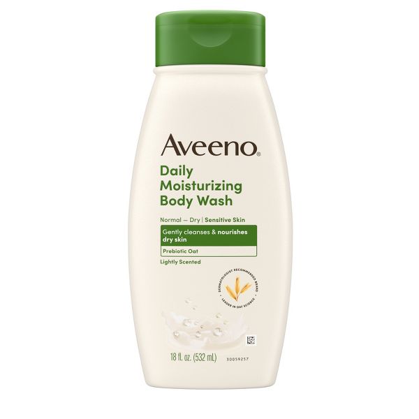 Aveeno Daily Moisturizing Body Wash with Soothing Oat - 18 fl oz