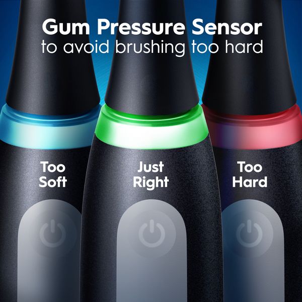 Oral-B iO4 Gum & Sensitive Electric Toothbrush with Timer and Multiple Brush Modes - White