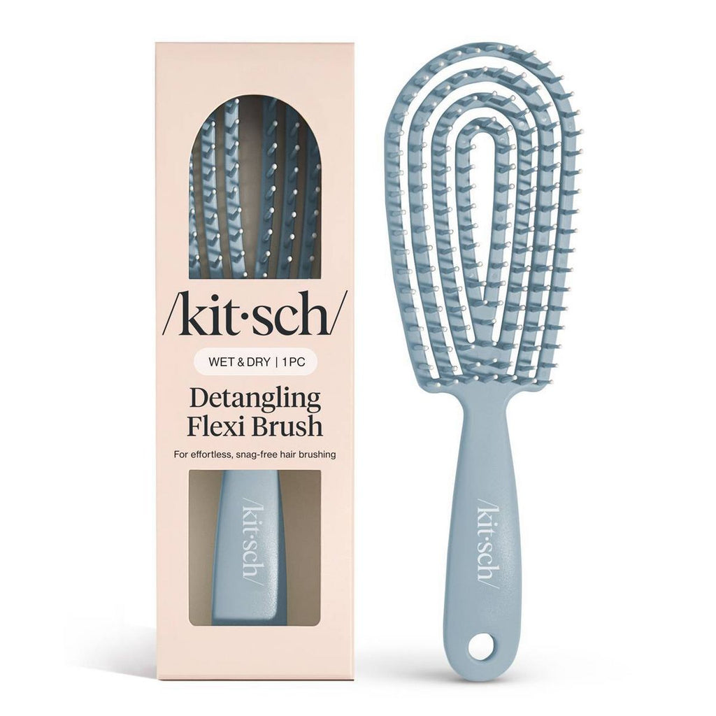 Kitsch Detangling Flexi Brush - Haze Blue