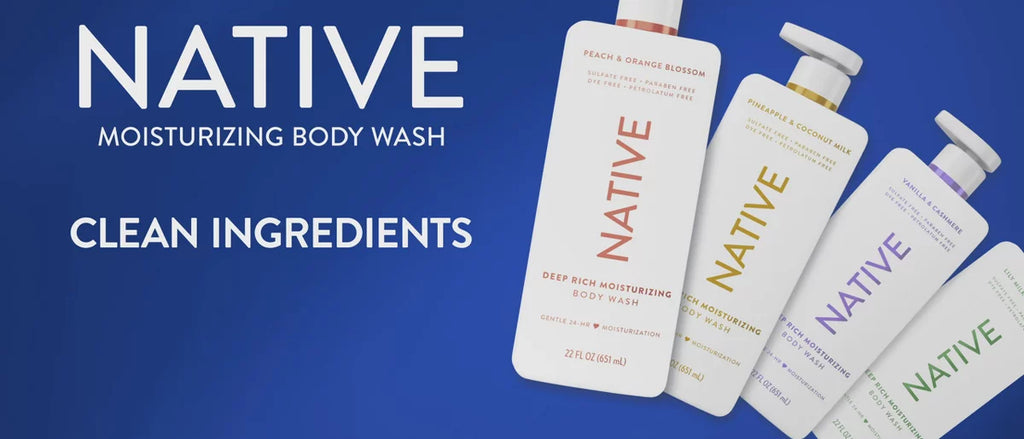 Native Moisturizing Body Wash - Cocoa Butter & Vanilla - 22 fl oz