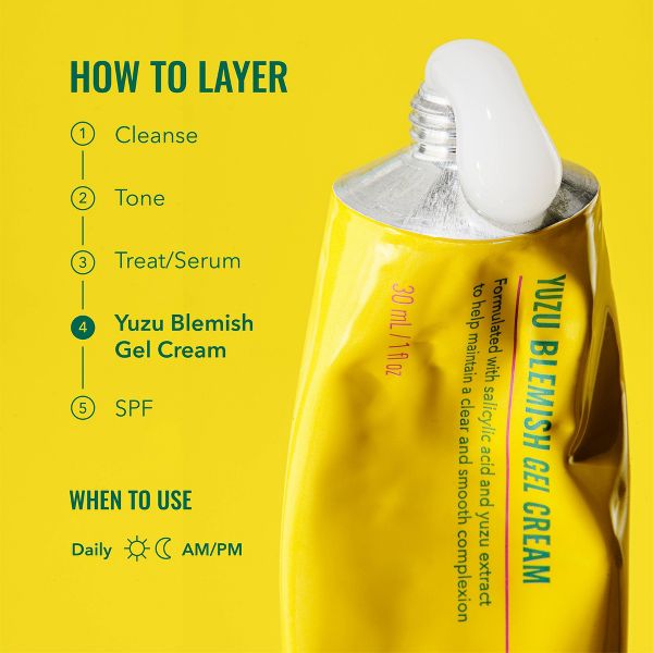 Good Molecules Yuzu Blemish Gel Face Cream - 30ml