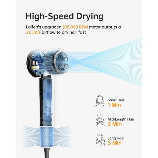 Laifen SE2 Hair Dryer - Black