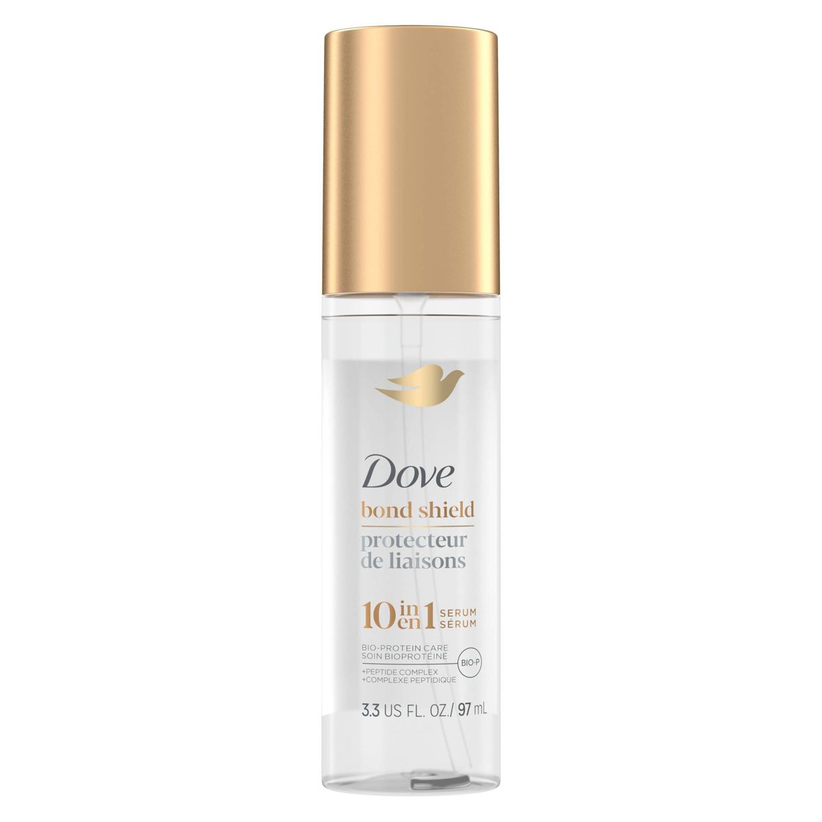 Dove Beauty Bond Shield Leave-In Silk Hair Serum - 3.3oz