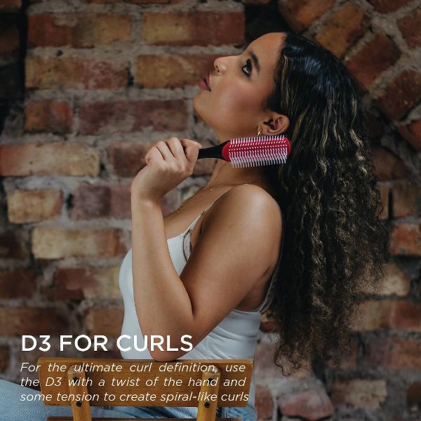 DENMAN Original Curl Definer & Styler Hair Brush - Black