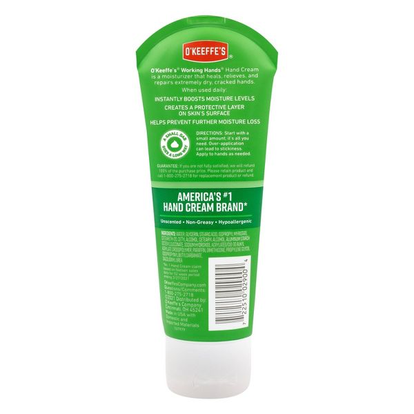 O'Keeffe's Working Hands Hand Cream Unscented - 3oz