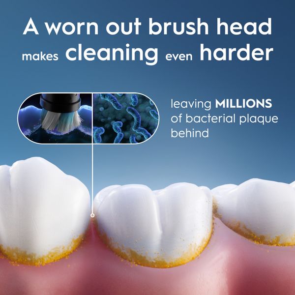 Oral-B Precision Clean X-Filament Replacement Brush Heads - 3ct