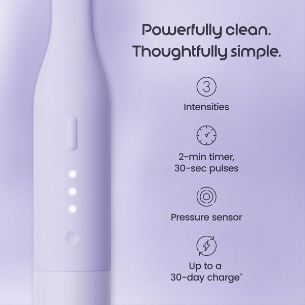 quip Ultra Lite Sonic Rechargeable Toothbrush with Brush Head - Air